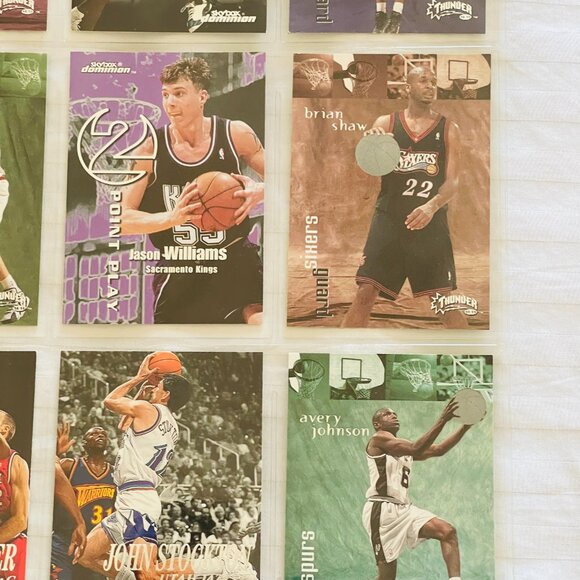 LOT OF 9 BASKETBALL TRADING CARDS. MINT CONDITION. Include an Allen Iverson . - Picture 5 of 9